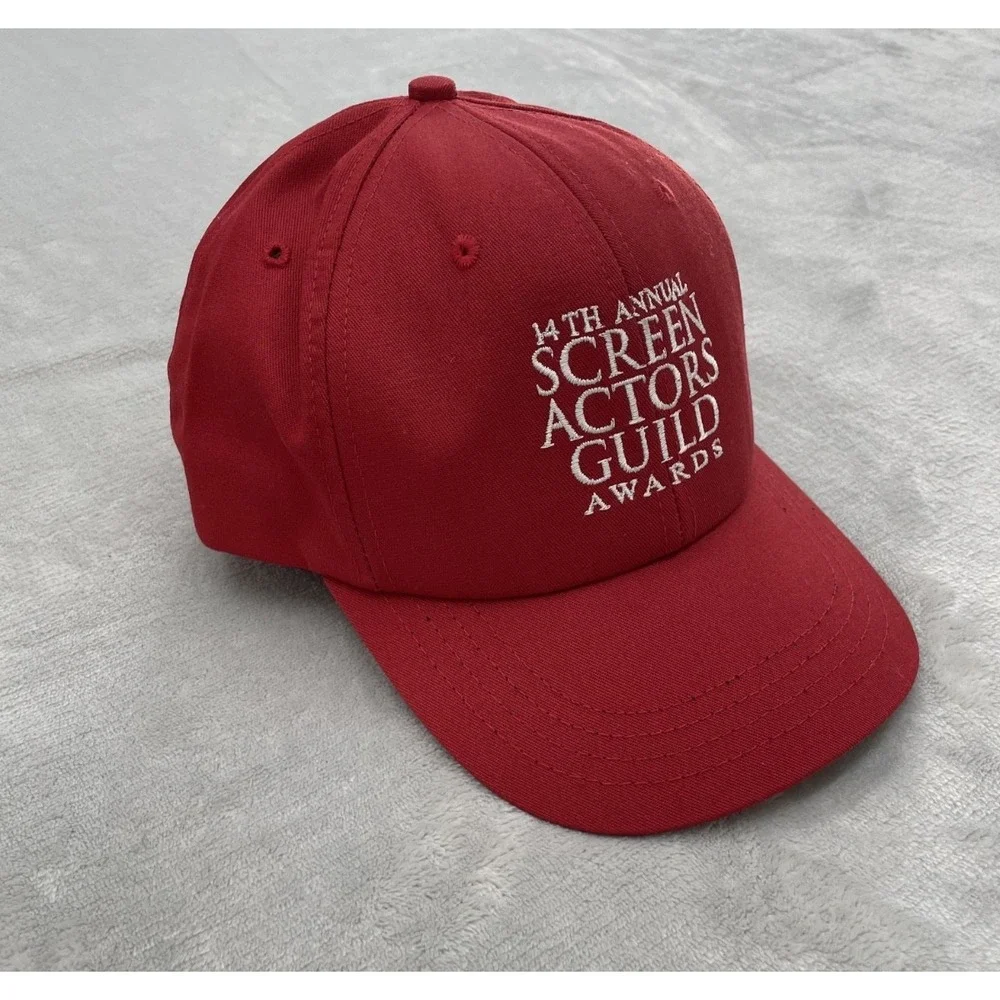 Screen Actors Guild Baseball Hat Unisex One Size Red SAG Awards TBS TNT